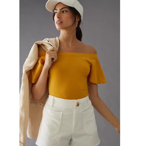 144. Forever 21 Crop Top in Gold - Picture 11 of 12